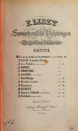 Symphonische Dichtungen für großes Orchester, 5. Prométhée