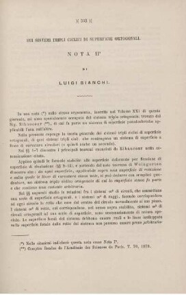Sui sistemi tripli ciclici di superficie ortogonali.