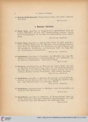 c. Nassauer Fabrikate (Nr. 41 - 53)