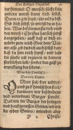 Was das Paradiß sey. Das xvii. Capitel.