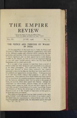 Vol. XI. June, 1906. No. 65.