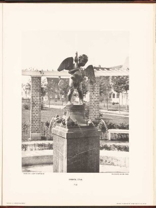 Irrenhaus, Berlin-Buch: Detail Brunnen (aus: Neubauten der Stadt Berlin, Bd. VII, 1908)