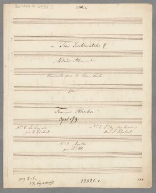 Keyboard pieces; E|b; pf; op. 179/2 - BSB Mus.Schott.Ha 12995-2