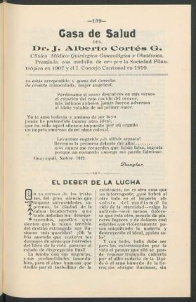 El deber de la lucha
