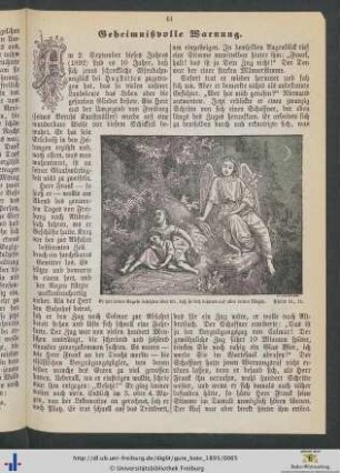 Geheimnisvolle Warnung.