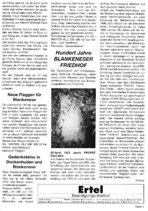 Neue Flaggen für Blankenese