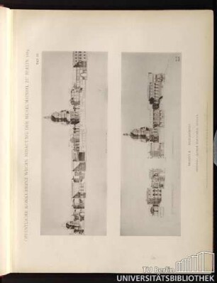 Öffentliche Konkurrenz wegen Bebauung der Museumsinsel 1884 Taf.IV