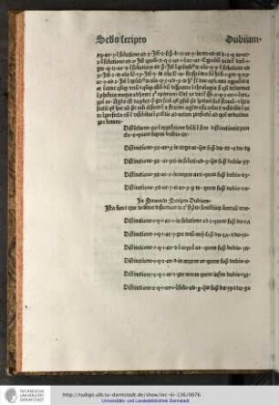 Distinctione i, questione i, argumento i in solutione ad 2, quere supra dubio 67.