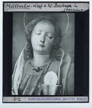 Multscher et al., Sterzinger Altar,Multscher, Hl. Barbara vom Sterzinger Altar,Sterzing, Pfarrkirche Unsere Liebe Frau im Moos