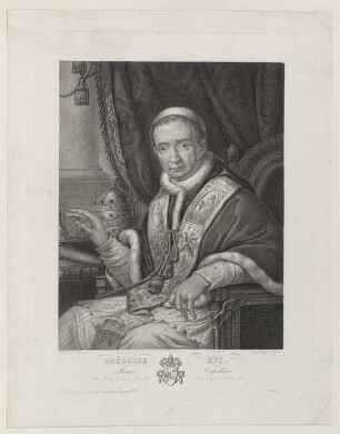 Bildnis des Grégoire XVI.