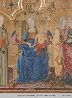 Thronende Maria mit Kind