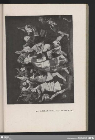 Maskentanz (Bild 1943 verbrannt)