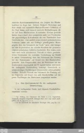 § 2. Das Quellenmaterial für die vorliegende Untersuchung.