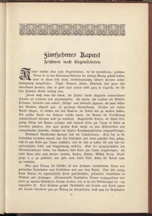 Fünfzehntes Kapitel - Zeichnen nach Gegenständen