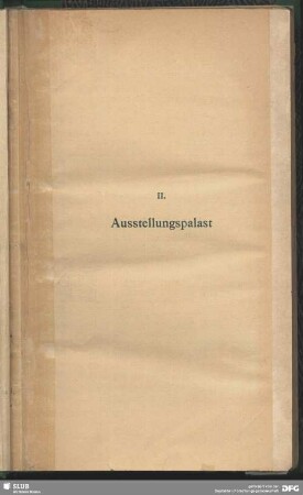 II. Ausstellungspalast