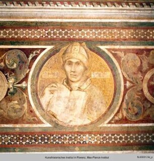 Maestà : Rahmenfiguren