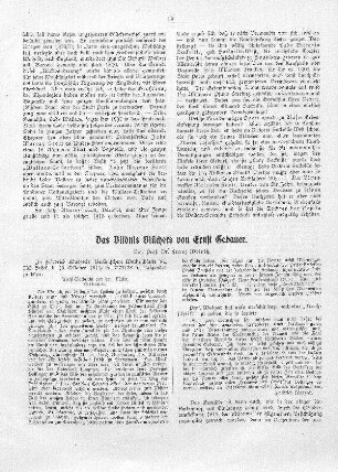 Das Bildnis Blüchers von Ernst Gebauer