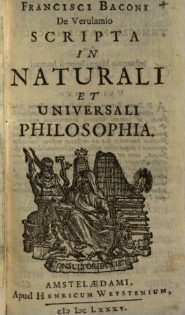 Scripta in naturali et universali philosophia