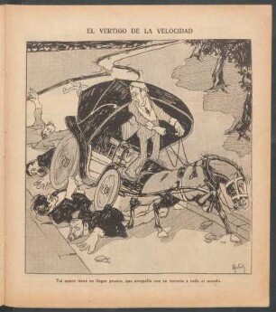 El vértigo de la velocidad - [Caricatura]
