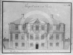Aufriss von Herrenhaus Grenzhof