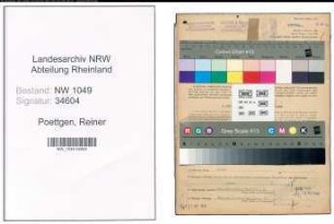 Entnazifizierung Reiner Poettgen , geb. 14.01.1900 (Ingenieur)