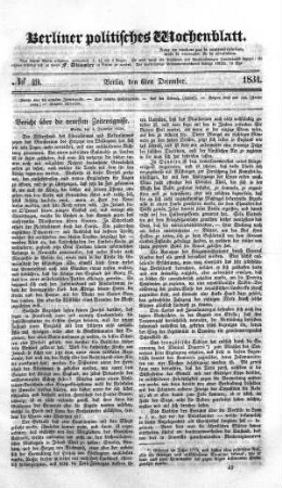 No 49, 6. Dezember 1834