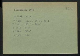 Steinbach, Otto