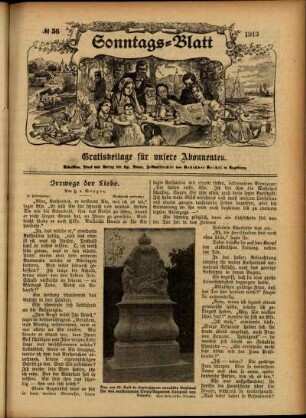 Ausgabe vom Sonntag, den 07. September 1913.