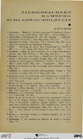 a) Bücher (Nr. 1-130)