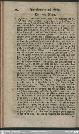 Der 106. Psalm