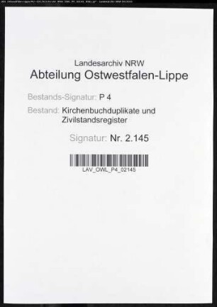 Kirchenbuchduplikate der katholischen Gemeinde (GHT 1859-1864). (Gemeinde: Affeln, katholische Gemeinde)