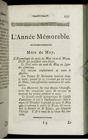 Mois de May.