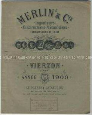 Dampfantriebsmaschinen, Dreschmaschinen und Pumpen von der Firma Merlin und Cie aus Frankreich