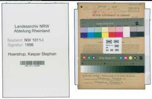 Entnazifizierung Kaspar Stephan Hoerstrup , geb. 03.03.1899 (Oberlehrer)