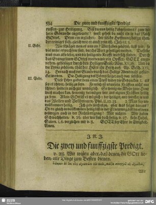 Die zwey und funffzigste Predigt