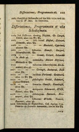 111-124, Dissertationes, Programmata et alia Schediasmata
