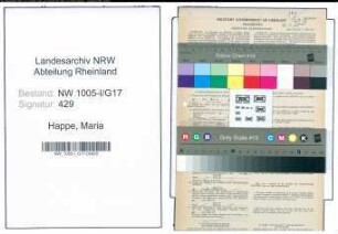 Entnazifizierung Maria Happe , geb. 06.01.1906 ()