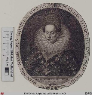 Bildnis Elisabeth Renata, Herzogin (1630 Kurfürstin) von Bayern, geb. Herzogin von Lothringen
