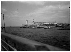 Bucht von Havanna mit Leuchtturm und Morro-Castle : Weltreisen. Bucht von Havanna mit Leuchtturm und Morro-Castle