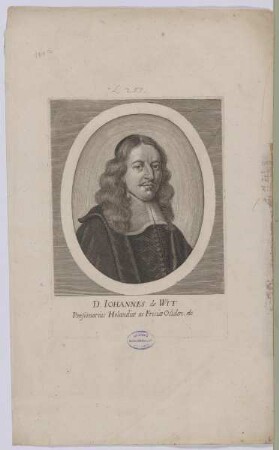 Bildnis des Johannes de Wit