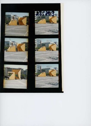 Kunstwerk "Goldener Schnitt", Frankfurt am Main, 1989