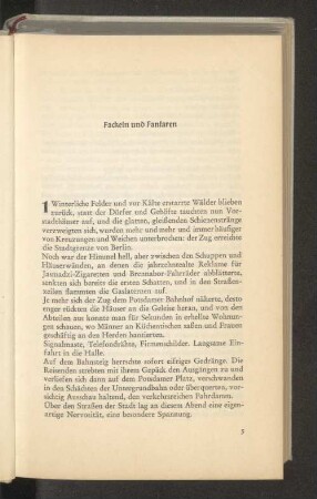 Fackeln und Fanfahren