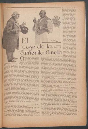 El caso de la señorita Amelia