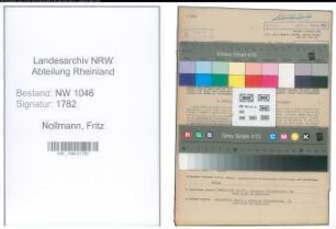 Entnazifizierung Fritz Nollmann , geb. 06.11.1889 (Former)