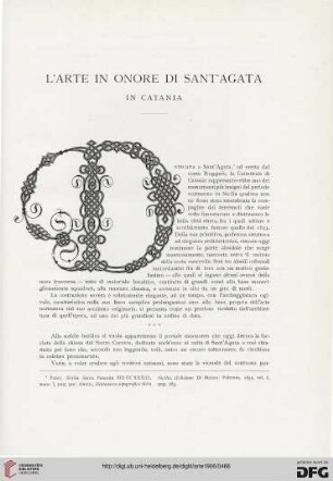 9: L' arte in onore di Sant'Agata in Catania