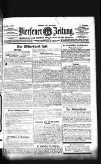 Viersener Zeitung : aelteste Zeitung des Dreistädtegebietes, verbunden mit der "Wacht" in Dülken und Süchteln