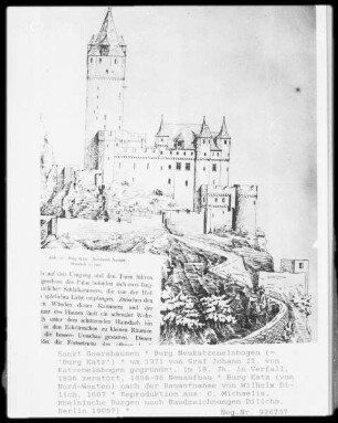Sankt Goarshausen, Burg Katz, Ansicht