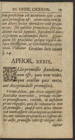 Aphor. XXXIX.