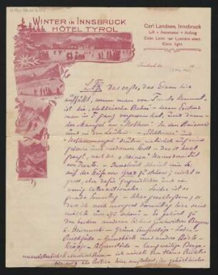 Brief an Gerda Busoni : [05.08.1906]