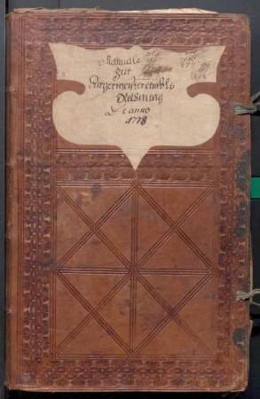 IX A 1 - Alte Stadtrechnungen (1778 - 1779)